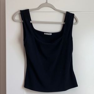 Reformation Black Tank Top